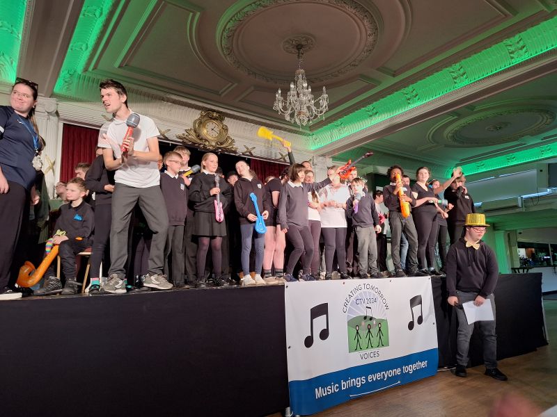 Creating Tomorrow Voices choir concert at Wicksteed Park