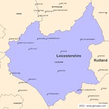 Map of Leicestershire