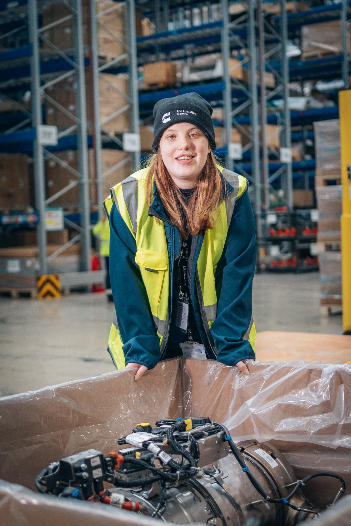 Creating Tomorrow College student working at Cummins