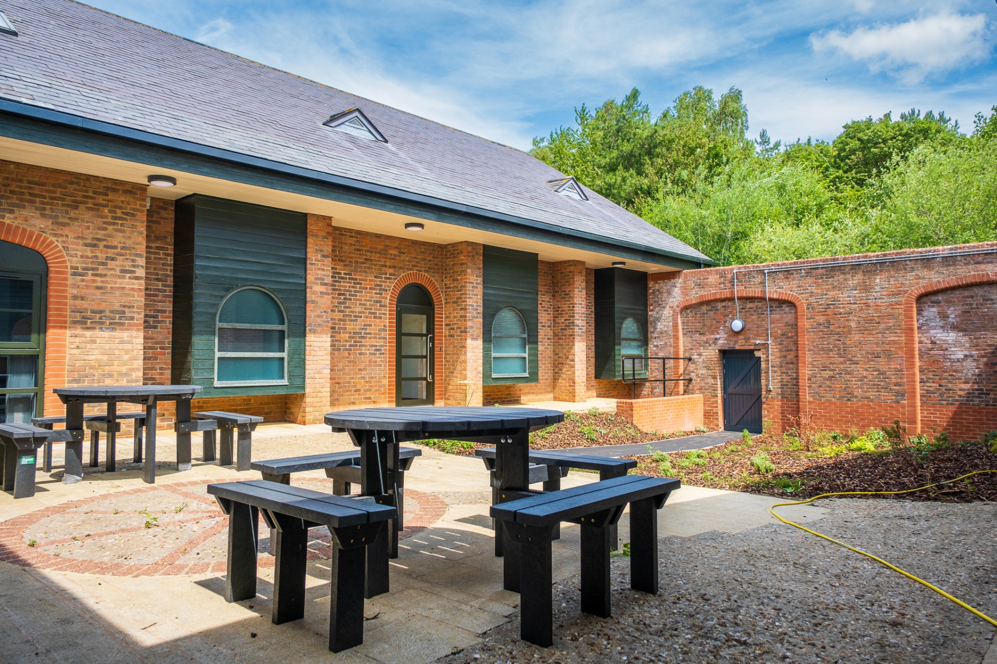 Courtyard at The Gateway School